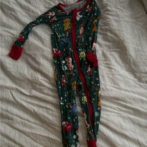 Little Sleepies disney Character Footie - Green and Red
